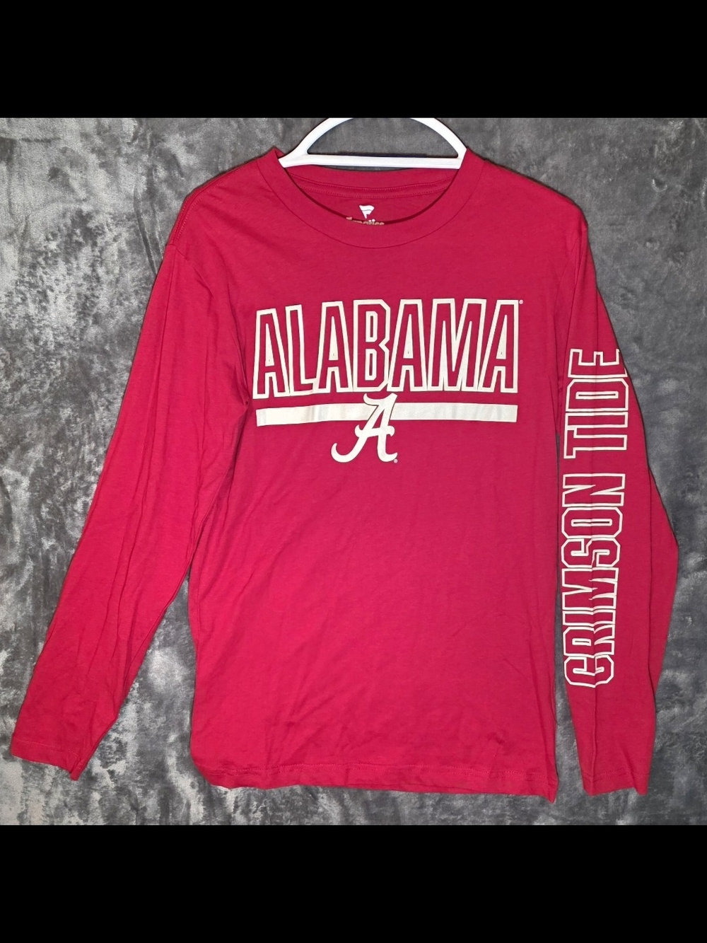Fanatics Alabama Long Sleeve Tee - Crimson Pink